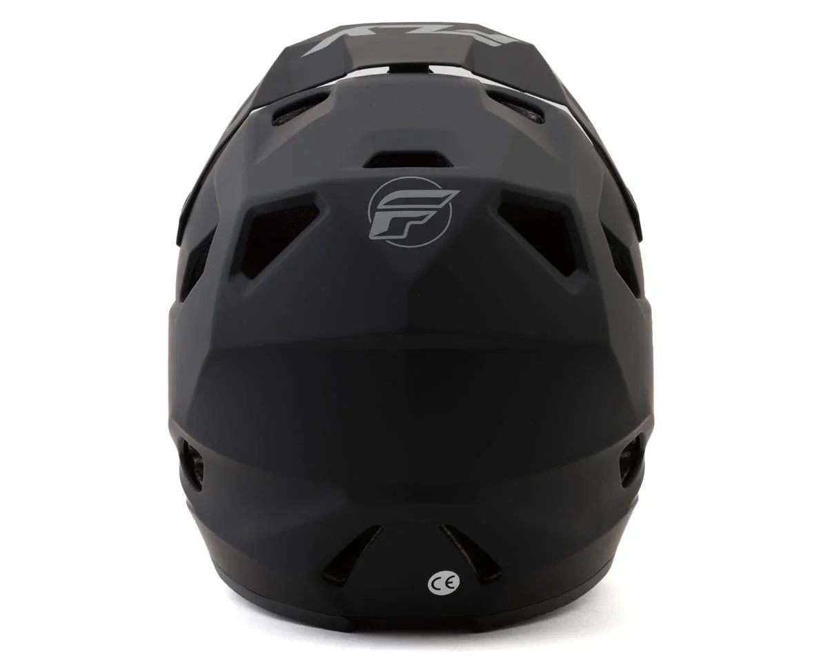 Fly Racing Rayce Solid Full Face Helmet (Matte Black) (S) - view 3